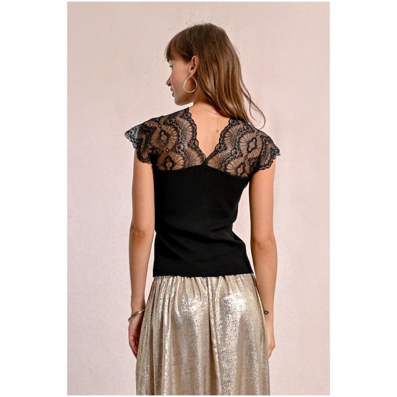 MOLLY BRACKEN Transparent t-shirt